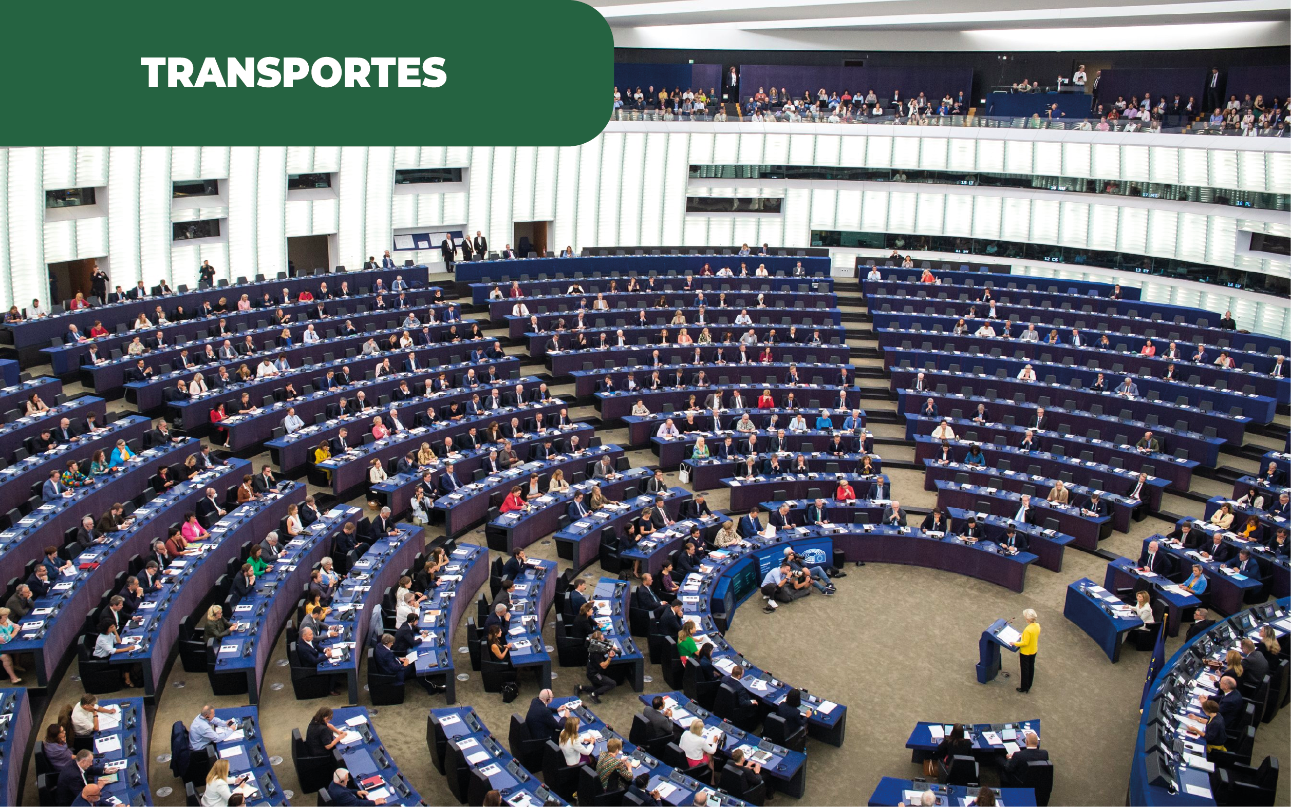 Imagem do Parlamento Europeu. CLEPA e IRU pedem apoio para uma melhoria conjunta na descarbonização do setor do transporte pesado rodoviário