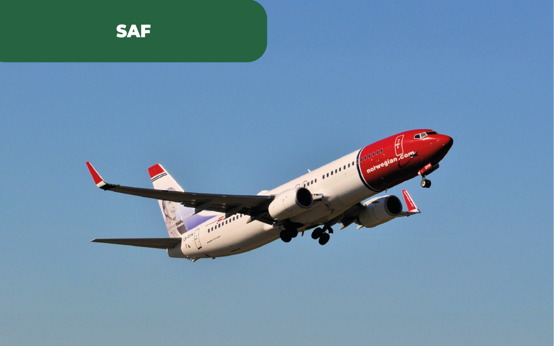 Boeing e Norsk investem em SAF, contribuindo para as operações de aviação no norte da Europa