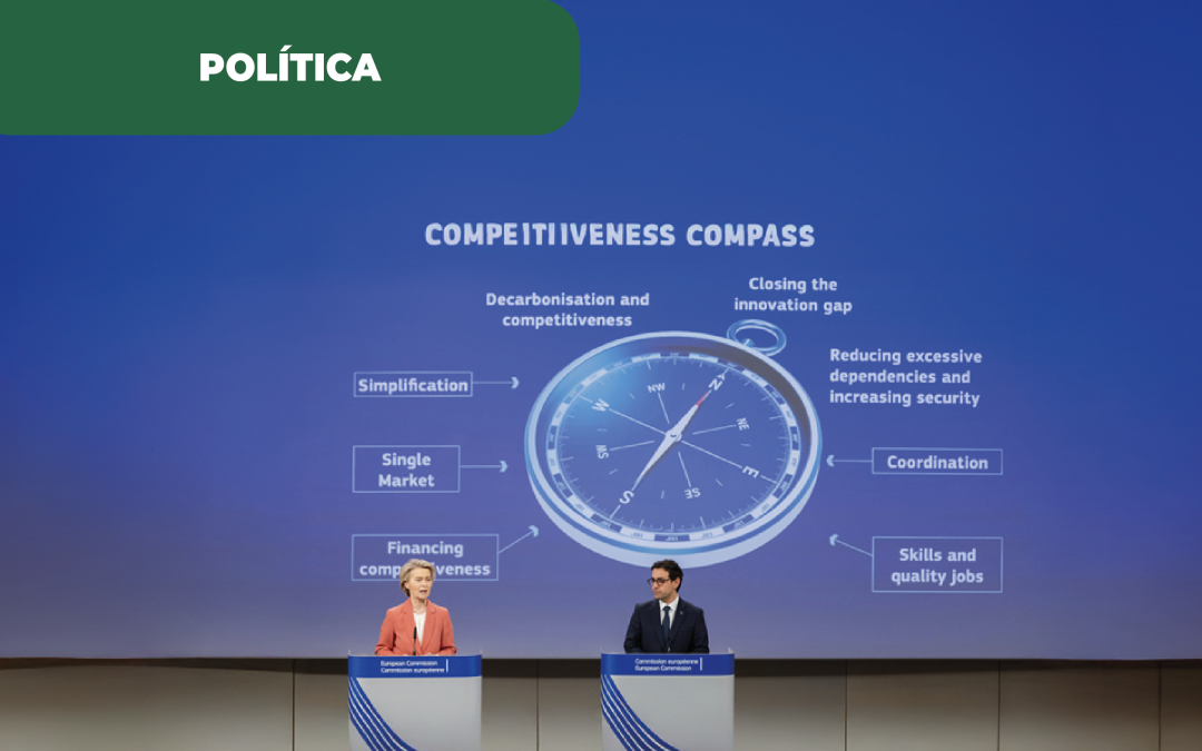 CE apresenta o Competitiveness Compass, a Bússola para a Competitividade dentro da União Europeia